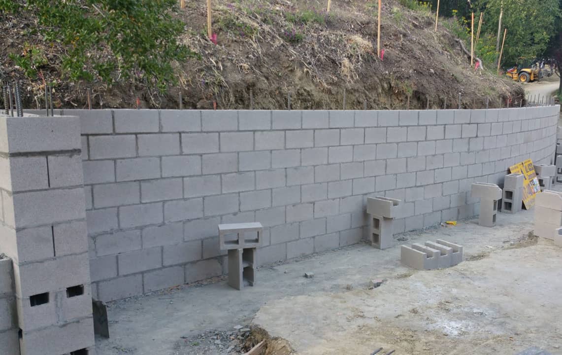 block retaining wall los angeles